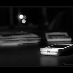 phone on table