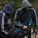 Hooded youths