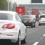 cars on motorway
