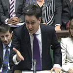 Ed Miliband at the despatch box