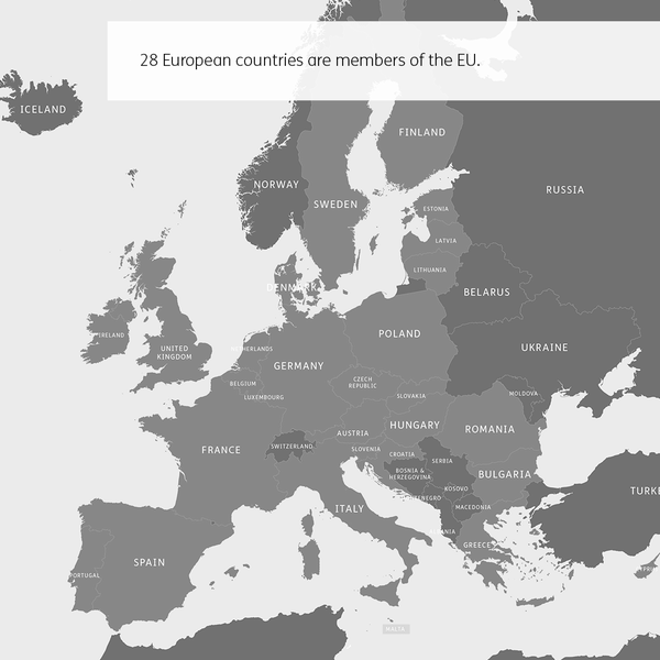 How many countries are in the EU?