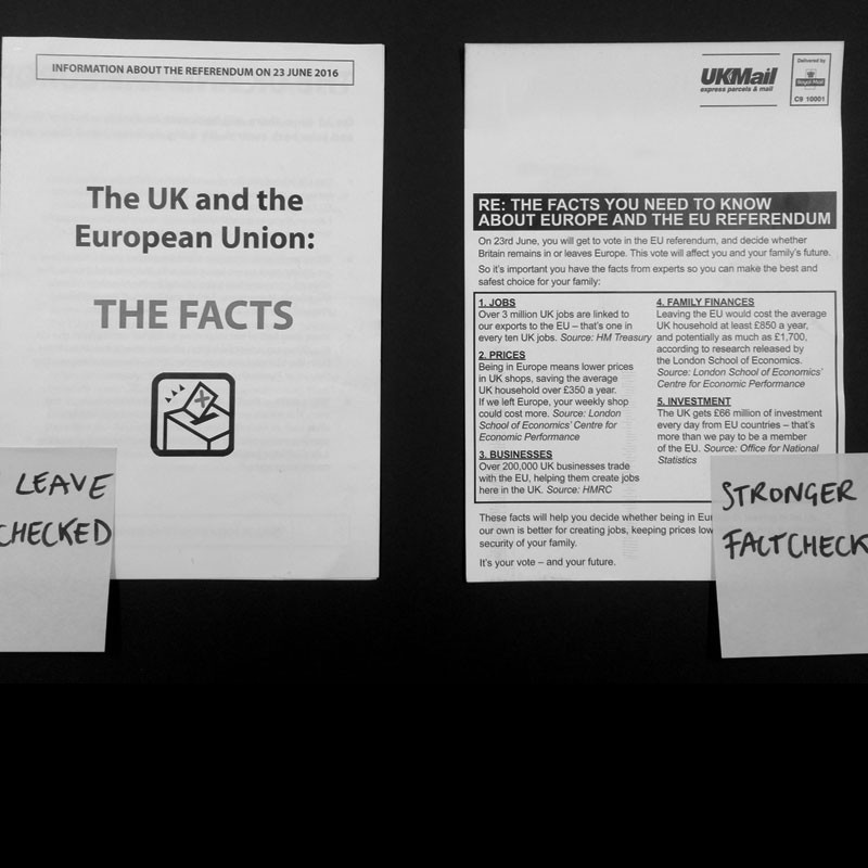 Stronger In "facts" leaflet: jobs