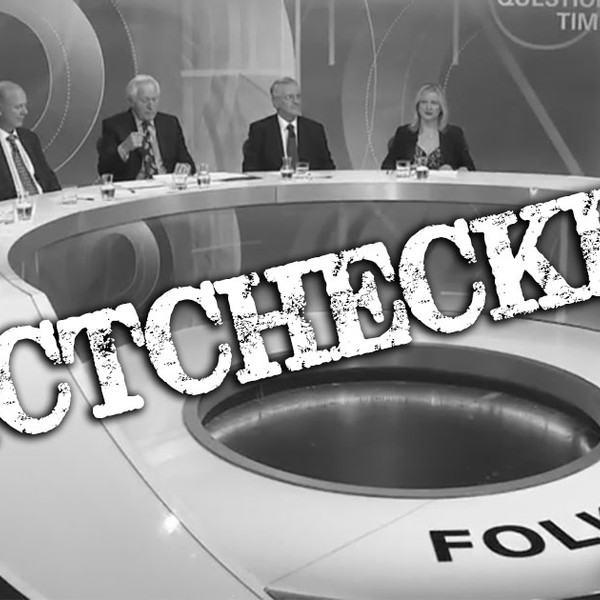 19 May's BBC Question Time, factchecked