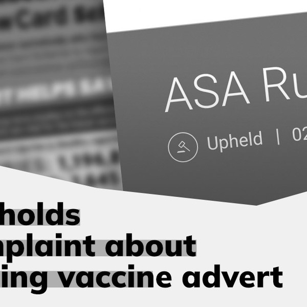 ASA upholds Full Fact complaint about misleading vaccine advert