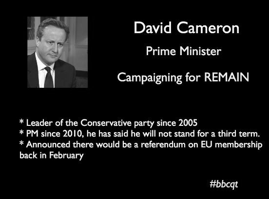 Live factchecking David Cameron's BBC Question Time special