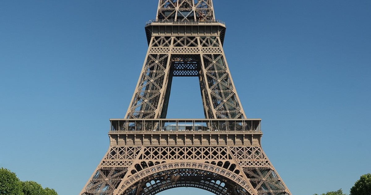 The Eiffel Tower has not caught fire Full Fact