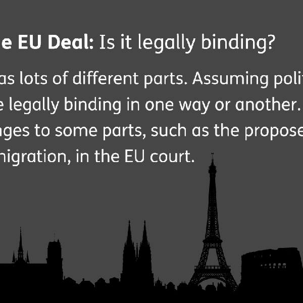 Explaining the EU deal: is it legally binding?