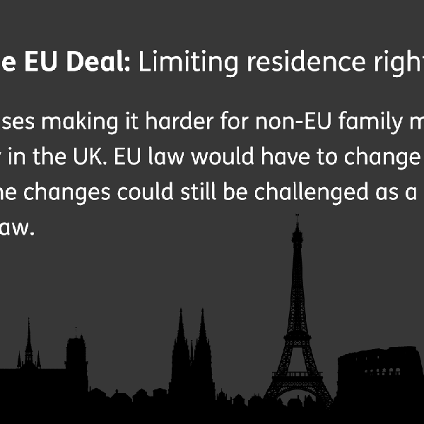 Explaining the EU deal: limiting residence rights for family members