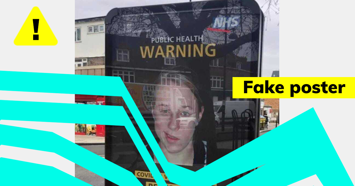 NHS poster about Bell’s palsy and vaccines is fake Full Fact