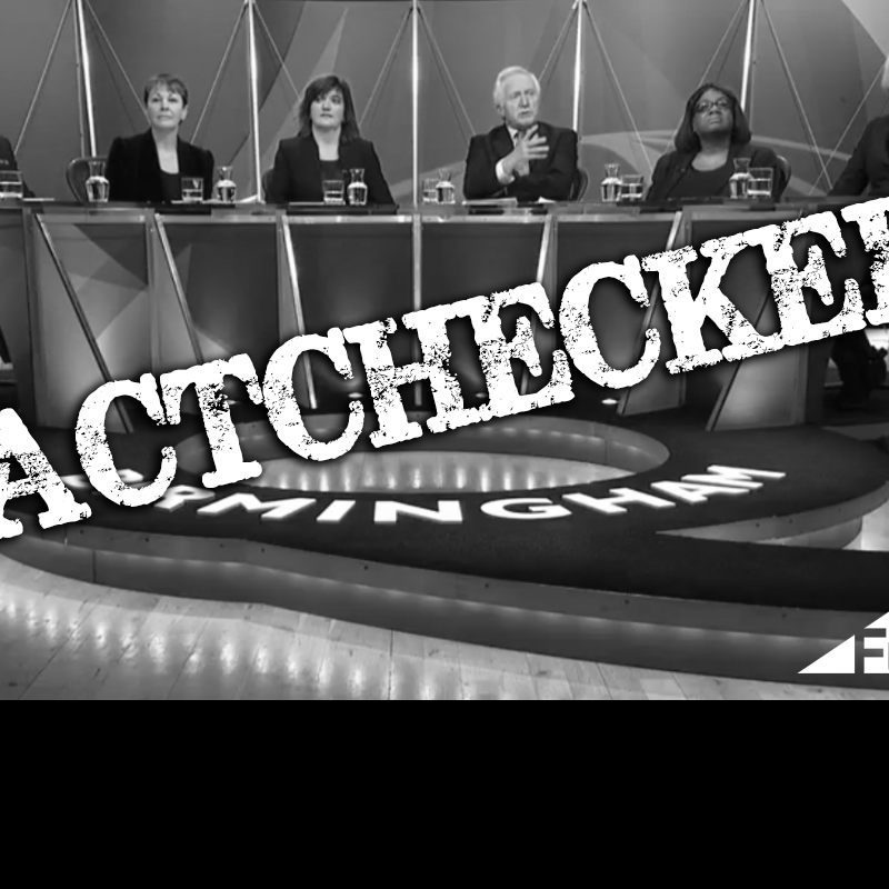 3 December's BBC Question Time, factchecked
