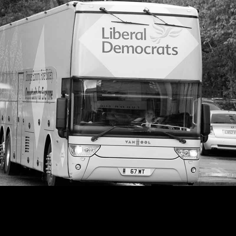 Were the Lib Dems the first party to campaign for an EU referendum?