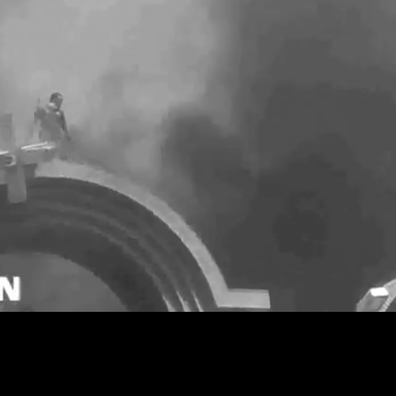 This video doesn't show a church in Pakistan being burned in retaliation for the New Zealand attacks