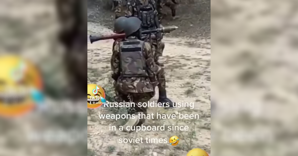 A video of a failed grenade launcher does not show Russian army - Vimarsana News