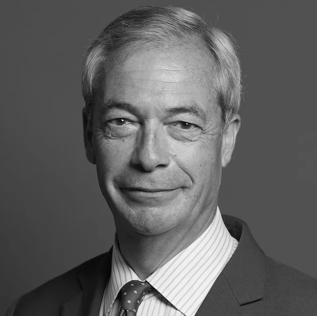Official portrait of Nigel Farage MP