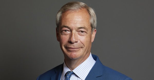 Official portrait of Nigel Farage MP