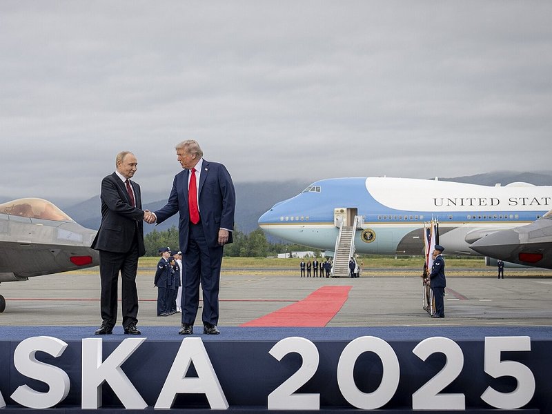 Russian president Vladimir Putin and US president Donald Trump