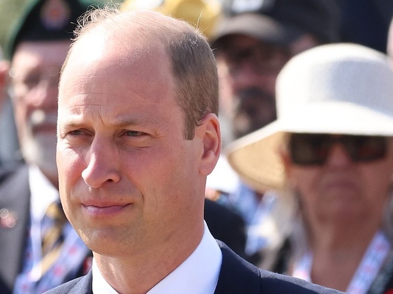 Prince William in Normandy in 2024