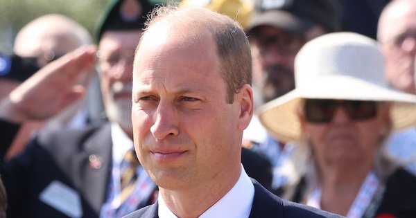 Prince William in Normandy in 2024