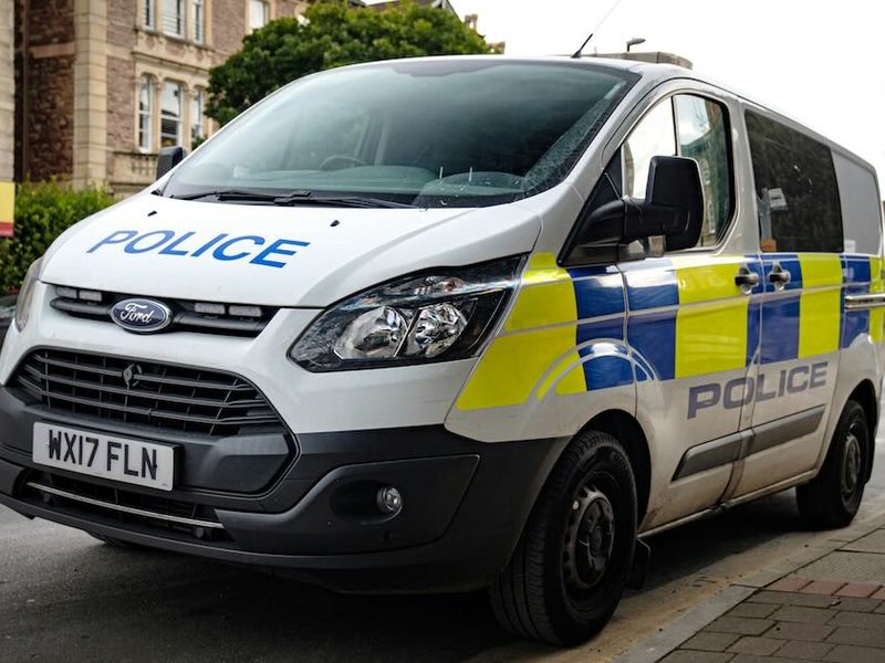 a police van