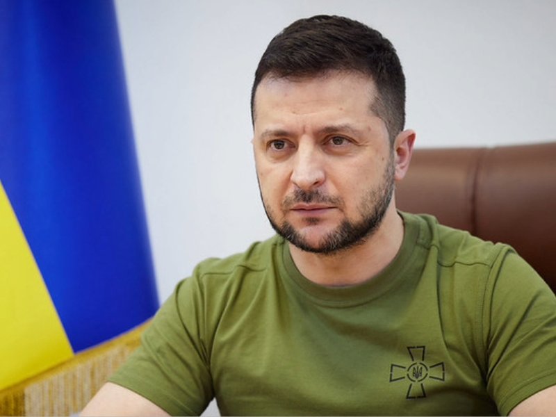 Ukrainian president Volodymyr Zelenskyy