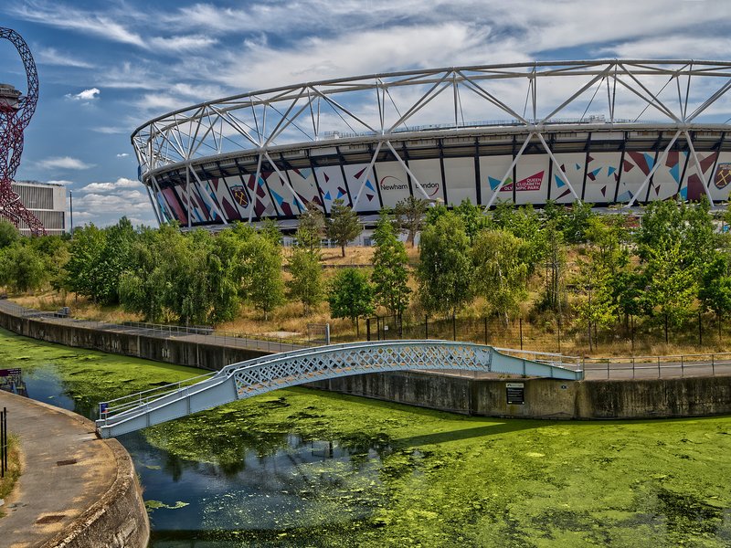 A picture of the Olympic Park in Newham, London
