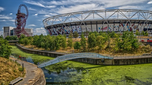 A picture of the Olympic Park in Newham, London