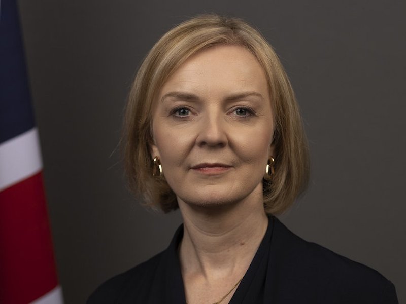 Liz Truss’s official portrait as Prime Minister