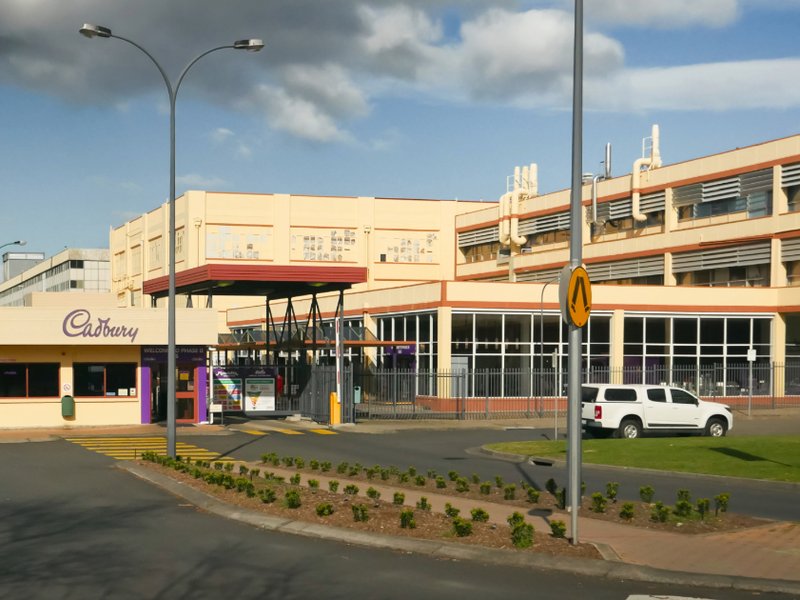 A picture of the Cadbury factory at Claremont.