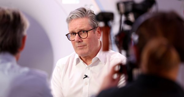 Prime Minister Keir Starmer meets staff as he visits the North Bristol Community Diagnostics Centre in February 2025.