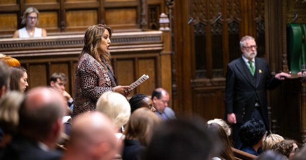 Labour MP Naz Shah speaking in the House of Commons