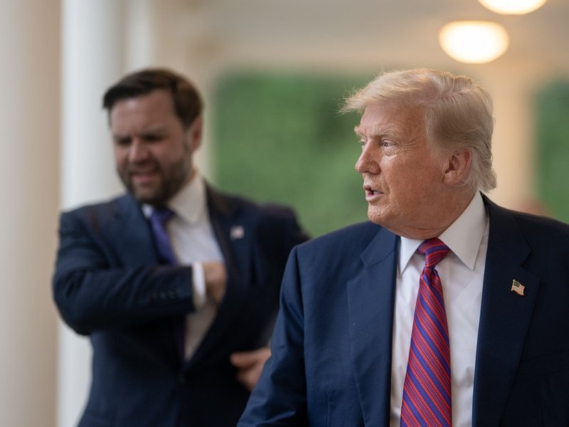 US President Donald Trump and Vice President JD Vance