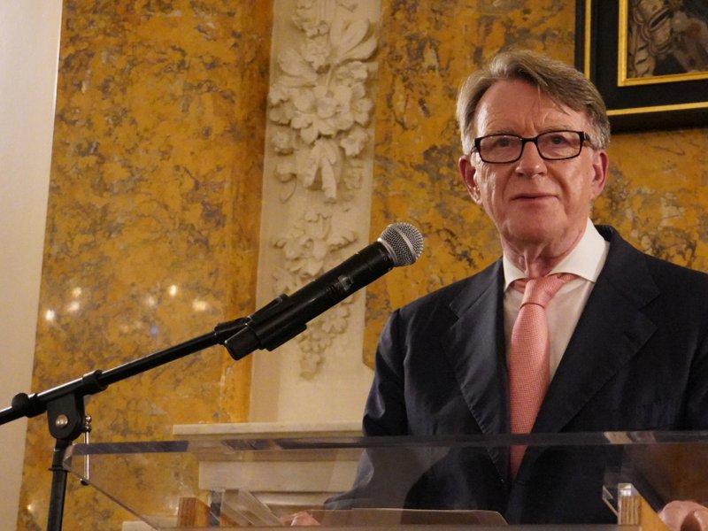 Peter Mandelson, serving as US ambassador in July 2025.