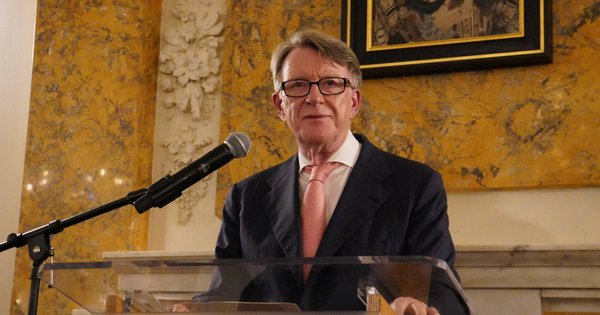 Peter Mandelson, serving as US ambassador in July 2025.