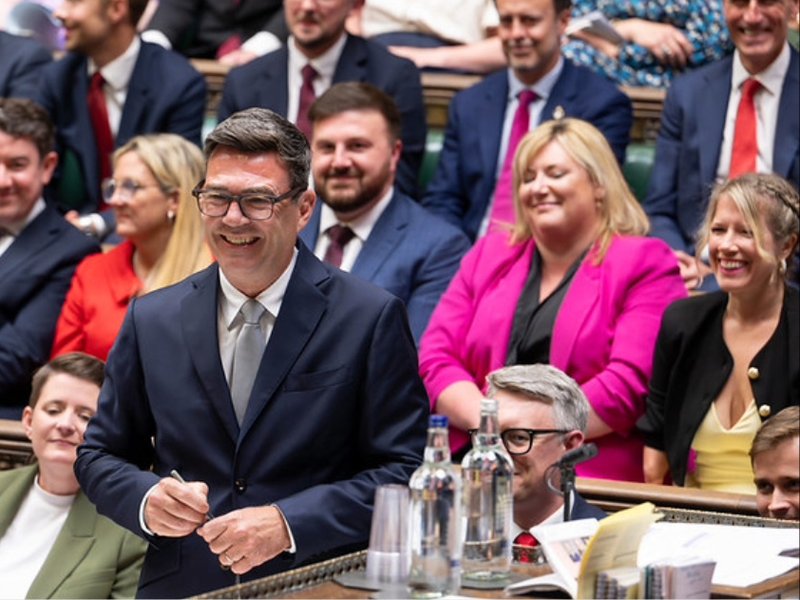 Andy Burnham being sworn in as the new Member of Parliament for Makerfield, 22 June 2026.