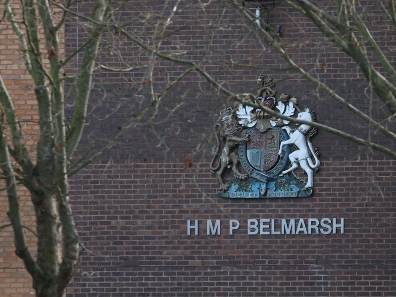 The outside of HMP Belmarsh prison.