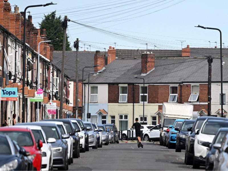 A street in Rotherham.