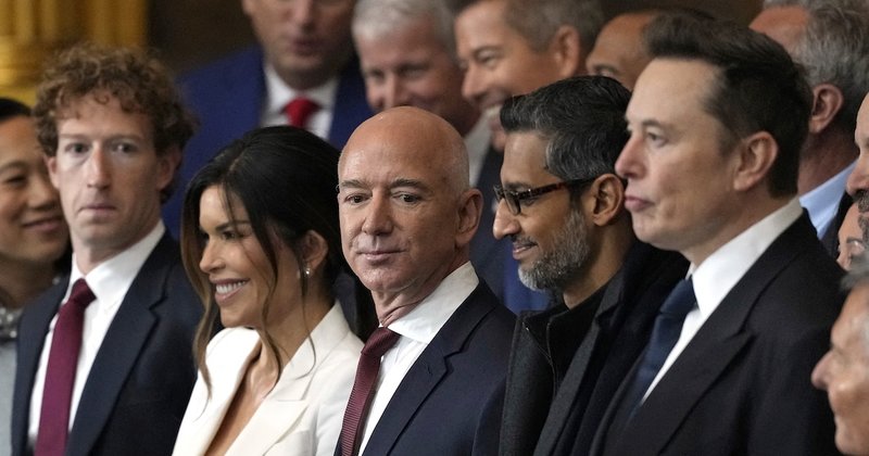 Big tech leaders attend Trump inauguration