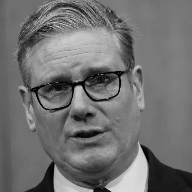 Prime Minister Sir Keir Starmer speaking to the media about the situation in the Middle East on 16 March.