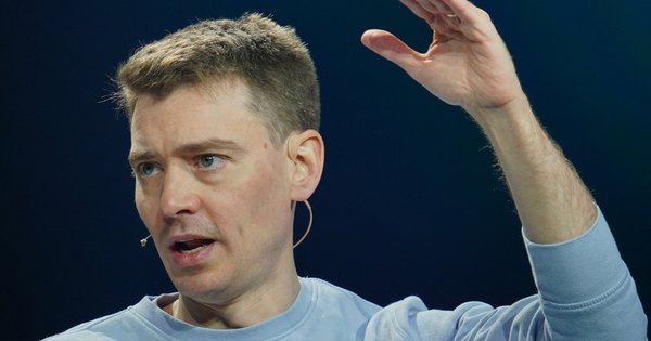 CEO and founder of Multiverse, Euan Blair, takes part in the conference "Future of work and economic growth", at the MWC (Mobile World Congress), the world's biggest mobile fair, in Barcelona on March 5, 2025.