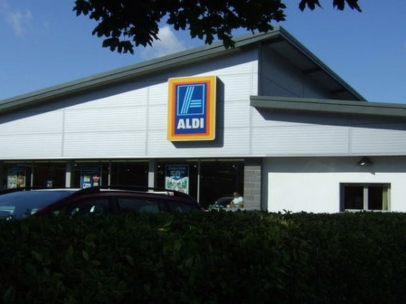 Aldi supermarket in Market Harborough