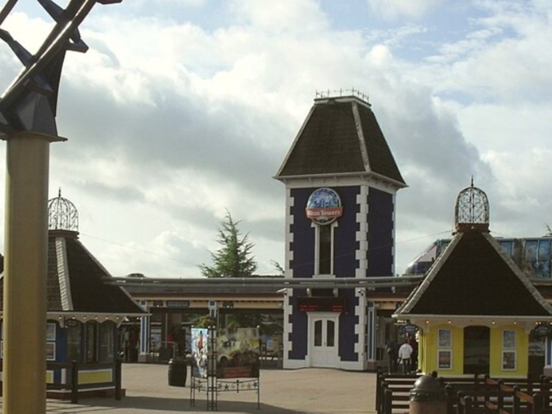 The entrance to Alton Towers theme park