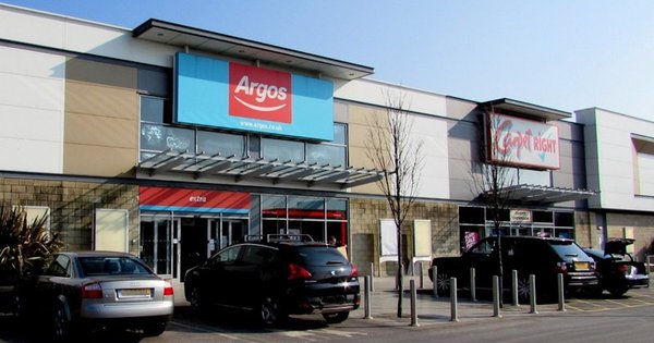 Argos shop in retail park