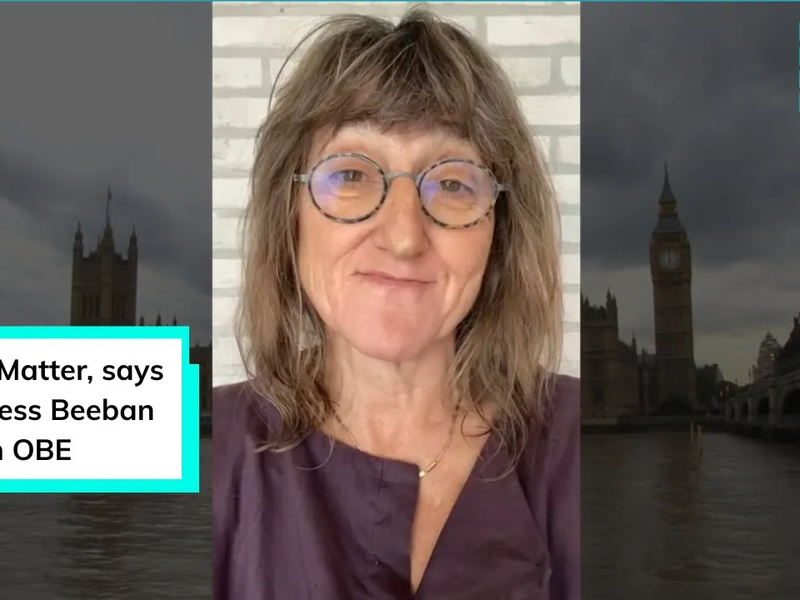 A thumbnail of a YouTube video showing Baroness Beeban Kidron endorsing the campaign #FactsMatter