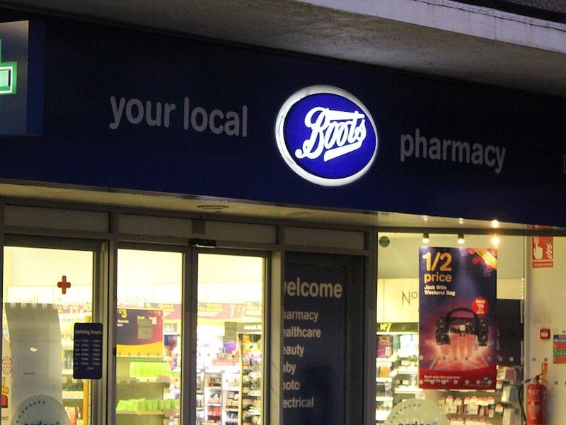 Boots shop in Stranraer