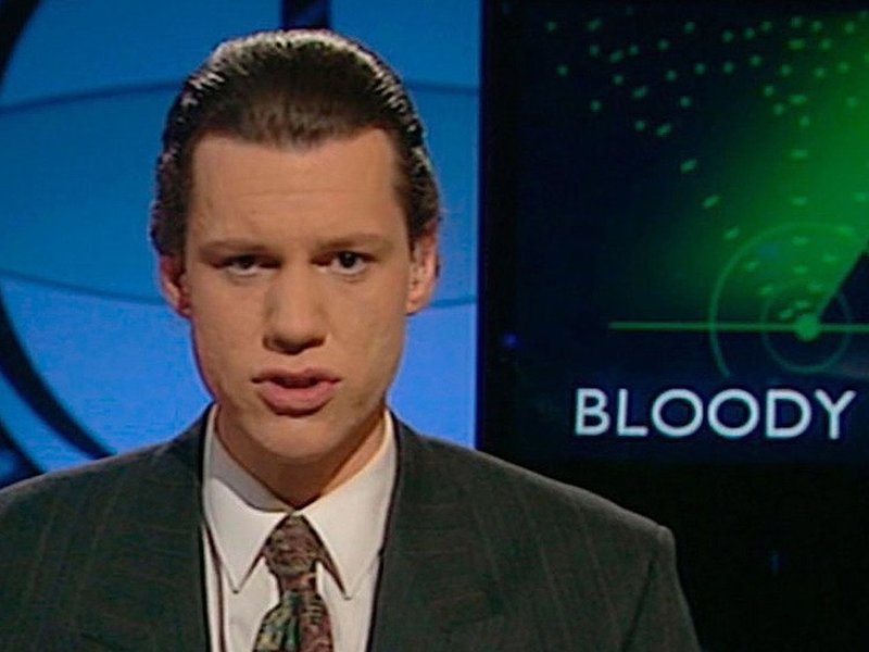 A screenshot of (the other) Chris Morris in Brass Eye
