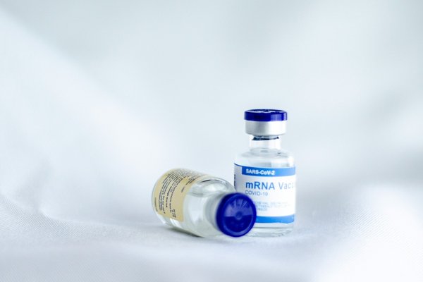 Vials of Covid vaccine
