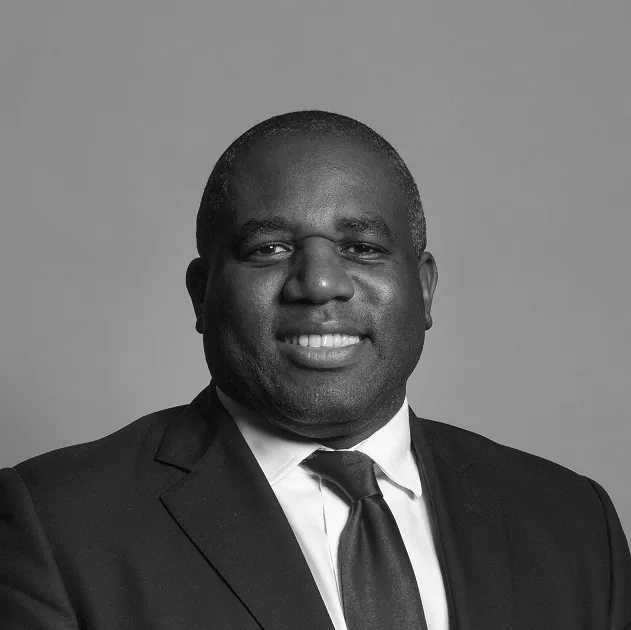 Foreign secretary David Lammy MP