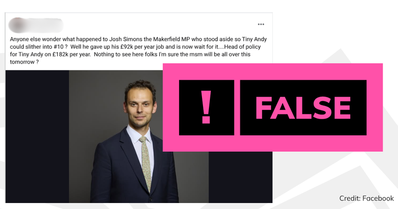 False debunk image