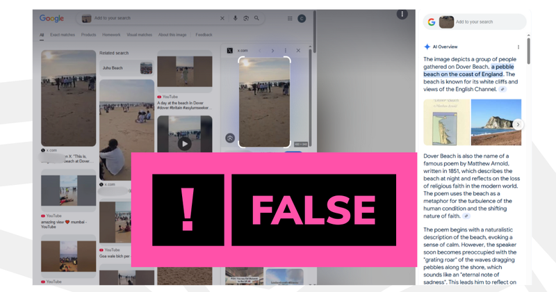 Debunk image - Dover/Goa