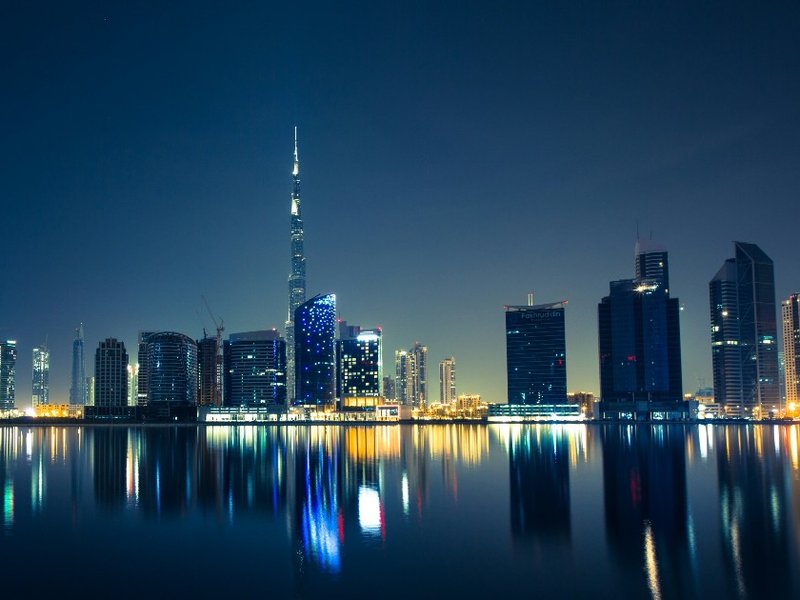 The Dubai skyline